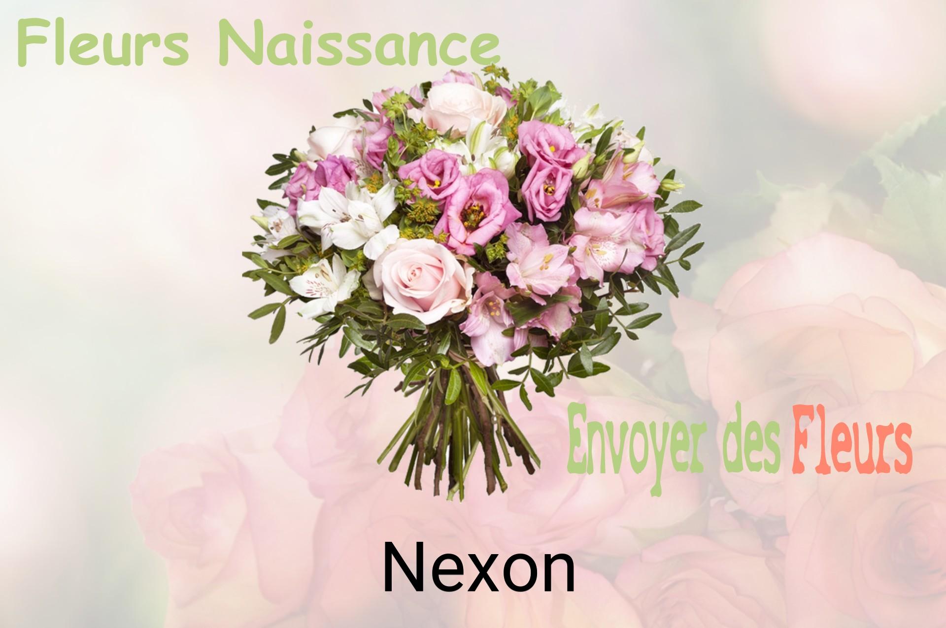 Bouquet de fleurs de naissance livré à Nexon